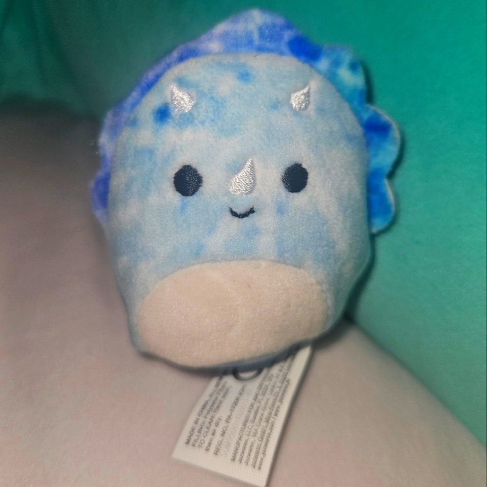 Squishmallows Blue Dinosaur Squishville Plush